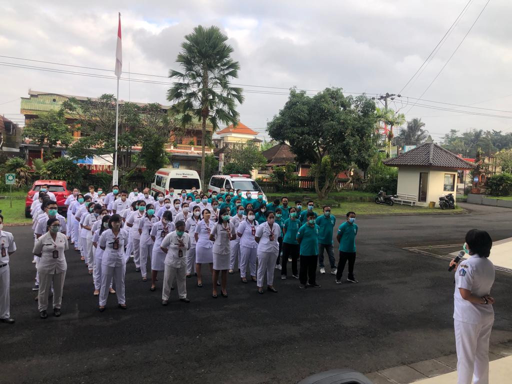 Kegiatan UPTD Puskesmas abiansemal 1 Senin 18 Juli 2022